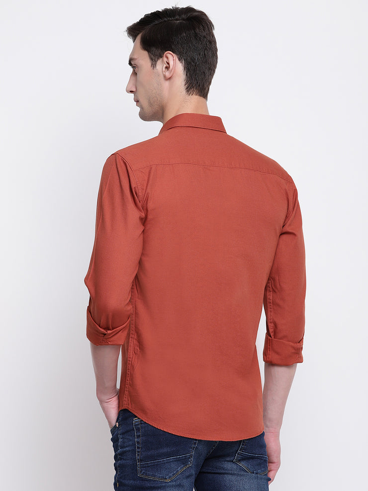 Mens Rust Shirt